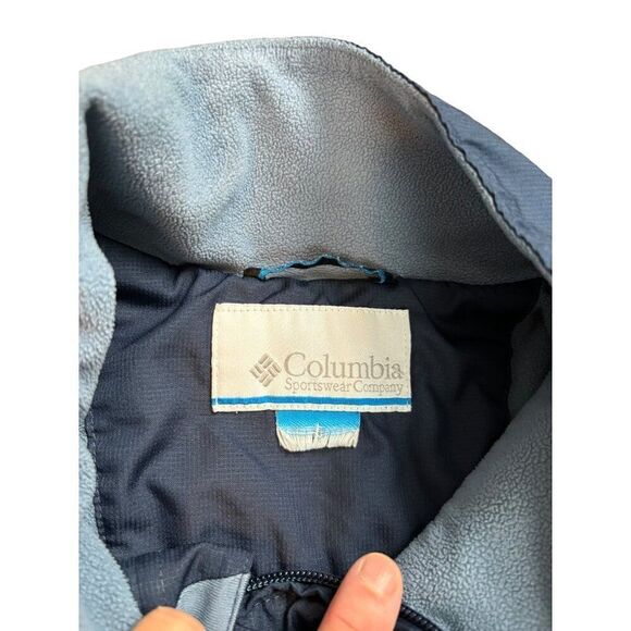 Columbia Men's Omni-Shield Windbreaker Jacket Navy Blue Size L - Picture 3 of 10